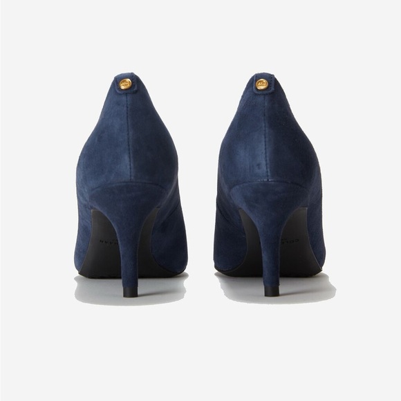 Cole Haan The Go-To Park Pump β Navy Blue Suede (Size US 8) - Picture 13 of 13